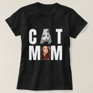 Personalisierte Katzenmutter, Katzenfoto T-Shirt