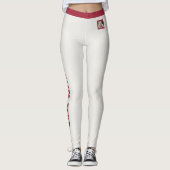 Personalisierte Katzenmutter-Tierfoto-Neutral-Dunk Leggings (Vorderseite)