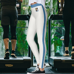 Personalisierte Katzenmutter Warm Neutral Gedämpft Leggings