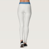 Personalisierte Katzenmutter Warm Neutral Gedämpft Leggings (Rückseite)