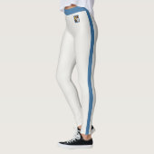 Personalisierte Katzenmutter Warm Neutral Gedämpft Leggings (Links)