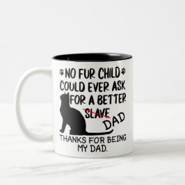 personalisierte Katzenpavilla-Foto-Collage und Kat Zweifarbige Tasse