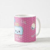 Personalisierte Kawaii BESTE FREUNDIN Best Friends Kaffeetasse (VorderseiteRechts)