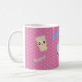 Personalisierte Kawaii BESTE FREUNDIN Best Friends Kaffeetasse (Links)