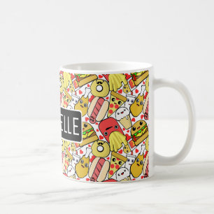 Personalisierte Kawaii-Lebensmittel Kaffeetasse