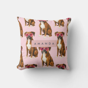 Personalisierte Kawaii Mode Boxer Hund Kissen