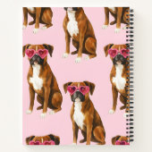 Personalisierte Kawaii Mode Boxer Hund Notizblock (Rückseite)