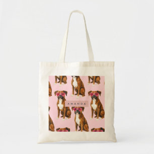 Personalisierte Kawaii Mode Boxer Hund Tragetasche