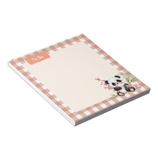 Personalisierte Kawaii-Schule Notizblock (angewinkelt)