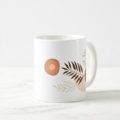 Personalisierte Keep Calm & Carry On Moderne Elega Kaffeetasse (VorderseiteRechts)