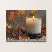 Personalisierte Kehrtwende des Gloomherbst Puzzle (Horizontal)