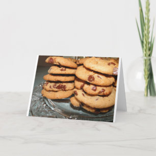 Personalisierte Kekse Dessert Schokoladenstück Süß Karte