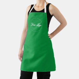 Personalisierte Kelly Green Company Logo-Schürze Schürze
