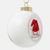 Personalisierte Keramik Ball Ornament/Weihnachtsma Kugel-Ornament (Links)