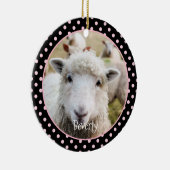 Personalisierte Keramik der Schafe Ornament (Rechts)