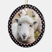 Personalisierte Keramik der Schafe Ornament (Links)