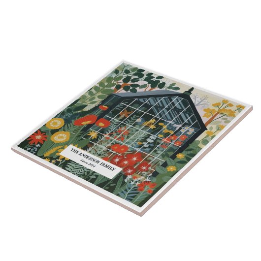 Personalisierte Keramik Fliese (Seite)