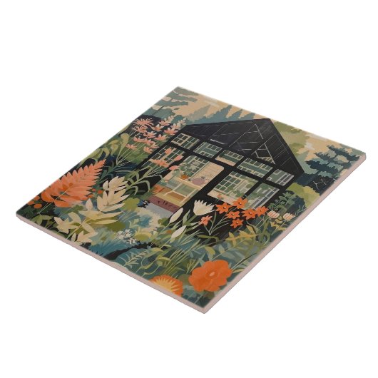 Personalisierte Keramik Fliese (Seite)