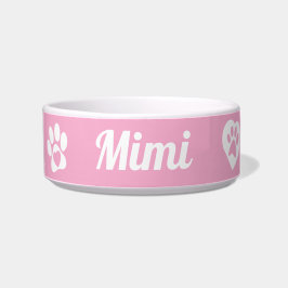 Personalisierte Keramik Katzenschale, individuelle Napf