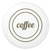 Personalisierte Keramik Keramikknauf (Vorderseite)