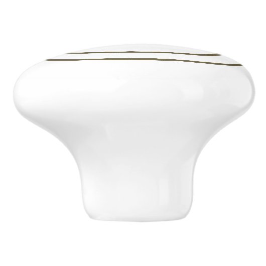 Personalisierte Keramik Keramikknauf (Seitenansicht)