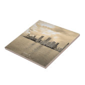 Personalisierte Keramik - Miami, Florida Fliese (Seite)