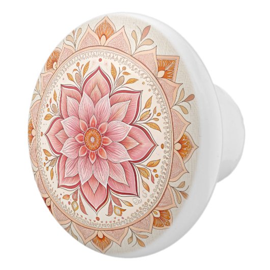 Personalisierte Keramik mit dem Bild oder der Kuns Keramikknauf (Rechts)