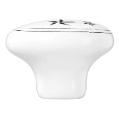 Personalisierte Keramik mit Ihrem Logo Keramikknauf (Seitenansicht)