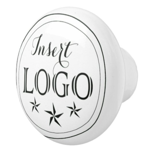 Personalisierte Keramik mit Ihrem Logo Keramikknauf (Rechts)