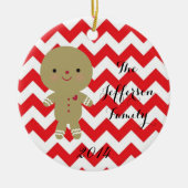 Personalisierte Keramik Ornament (Vorne)