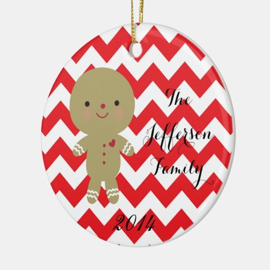 Personalisierte Keramik Ornament (Links)