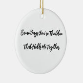 Personalisierte Keramik Ornament (Rechts)