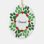 Personalisierte Keramik Ornament (Rechts)