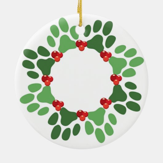 Personalisierte Keramik Ornament (Hinten)