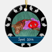 Personalisierte Keramik Ornament (Vorne)