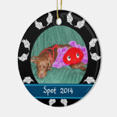 Personalisierte Keramik Ornament (Links)