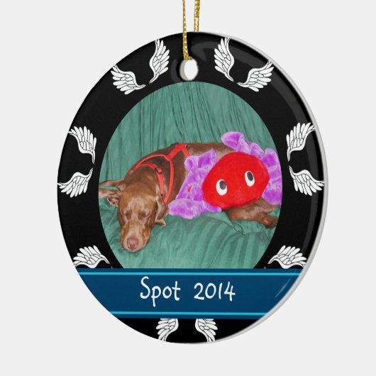 Personalisierte Keramik Ornament (Links)