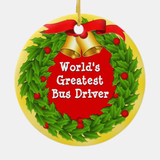 Personalisierte Keramik Ornament (Hinten)