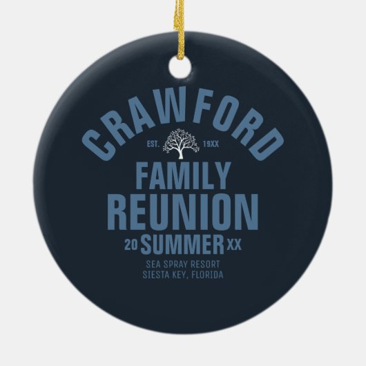 Personalisierte Keramik Ornament (Hinten)