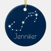 Personalisierte Keramik Ornament (Vorne)