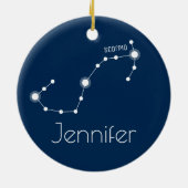 Personalisierte Keramik Ornament (Hinten)