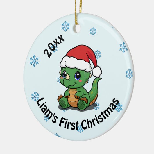 Personalisierte Keramik Ornament (Links)