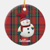 Personalisierte Keramik Ornament (Hinten)