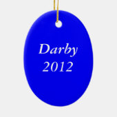 Personalisierte Keramik-Verzierung von diesem Keramik Ornament (Hinten)