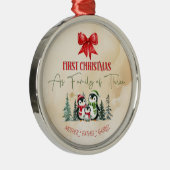 Personalisierte Keramik Weihnachtsschmuck - Erste (Rechts)