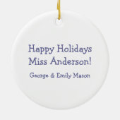 Personalisierte Keramikornament (Hinten)