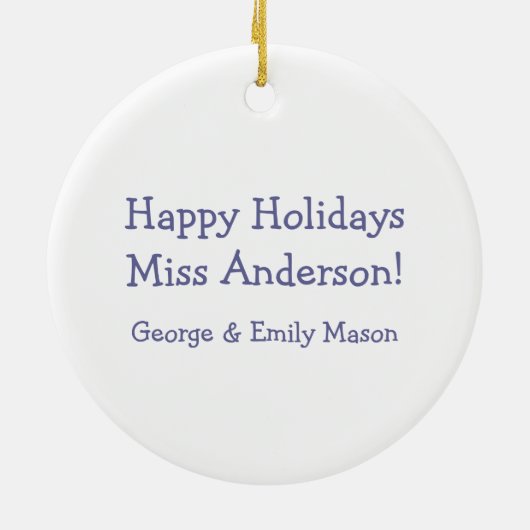 Personalisierte Keramikornament (Hinten)