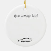 Personalisierte Keramikornament (Hinten)
