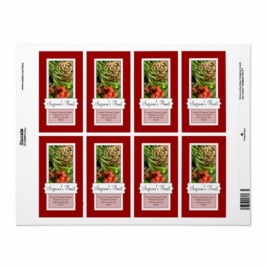 Personalisierte Kerze oder Canning Jar Weihnachtsm (Vorne)