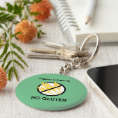 Personalisierte Kids mit individueller Celiac- ode Schlüsselanhänger (Seite)